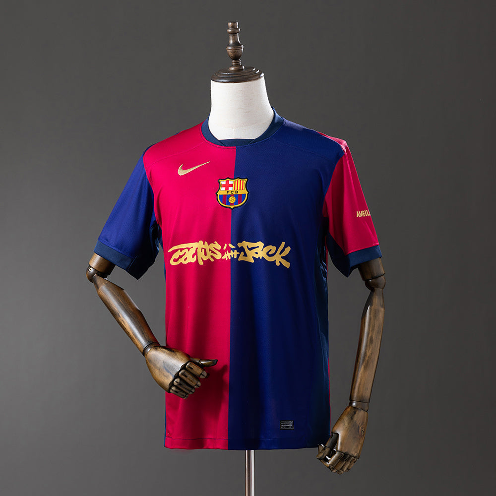 Barcelona 24/25 Travis Scott Cactus Jack Home Jersey