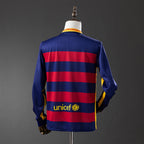 Barcelona 15/16 Home Long Sleeve Retro Jersey - Primetime Jerseys