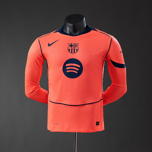 Barcelona 25/26 Third Away Long Sleeve Player Version Jersey - Primetime Jerseys
