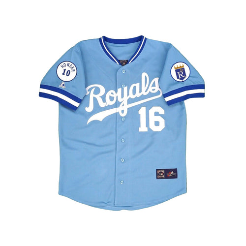 Bo Jackson 1987 Kansas City Royals Cooperstown Away Jersey - Blue - Primetime Jerseys