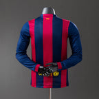 Barcelona 14/15 Home Long Sleeve Player Version Retro Jersey - Primetime Jerseys