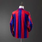 Barcelona 96/97 Home Long Sleeve Retro Jersey - Primetime Jerseys