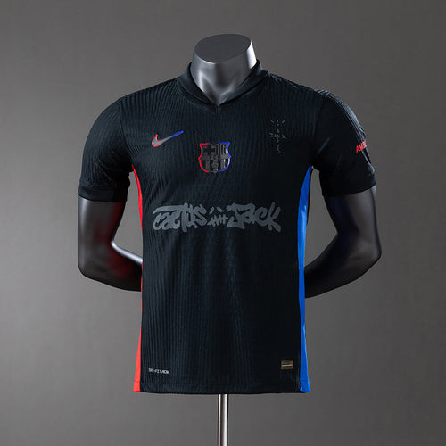Barcelona 24/25 Travis Scott Cactus Jack Player Version Away Jersey - Primetime Jerseys