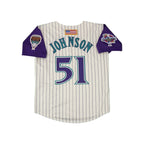 Randy Johnson 2001 Arizona Diamondbacks Alternate World Series Jersey - Ivory - Primetime Jerseys