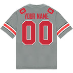 Custom Ohio States Buckeyes Jersey - Grey - Primetime Jerseys