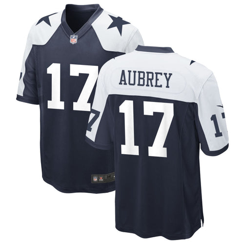 Brandon Aubrey Dallas Cowboys Alternate Jersey - Navy - Primetime Jerseys