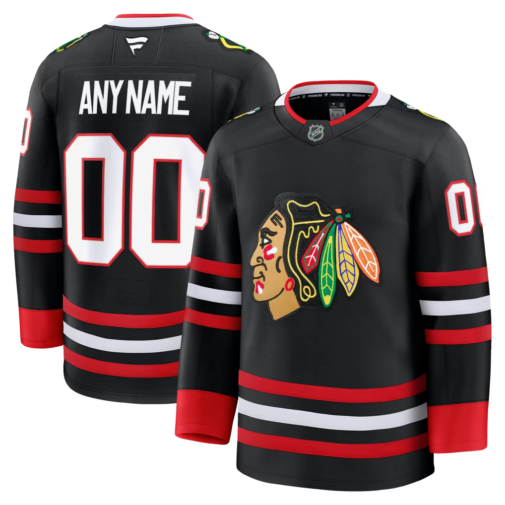 Chicago Blackhawks Custom Premium Hockey Jersey