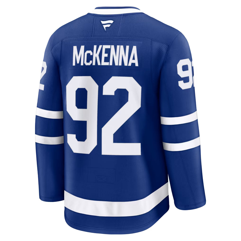 Gavin McKenna #92 Toronto Maple Leafs NHL Hockey Jersey