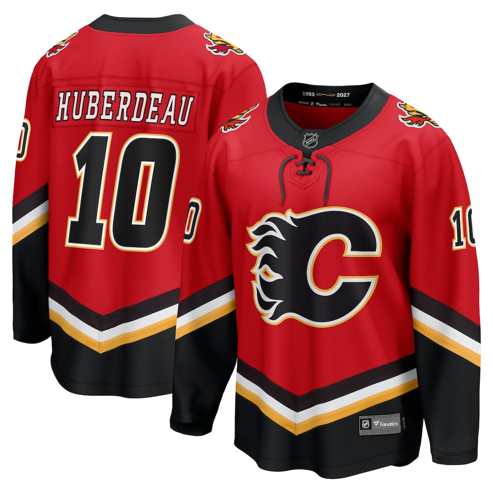 Jonathan Huberdeau #10 Calgary Flames NHL Hockey Jersey