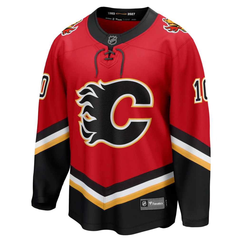 Jonathan Huberdeau #10 Calgary Flames NHL Hockey Jersey