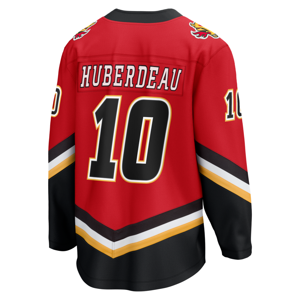 Jonathan Huberdeau #10 Calgary Flames NHL Hockey Jersey
