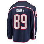 Matthew Knies #89 Columbus Blue Jackets NHL Hockey Jersey