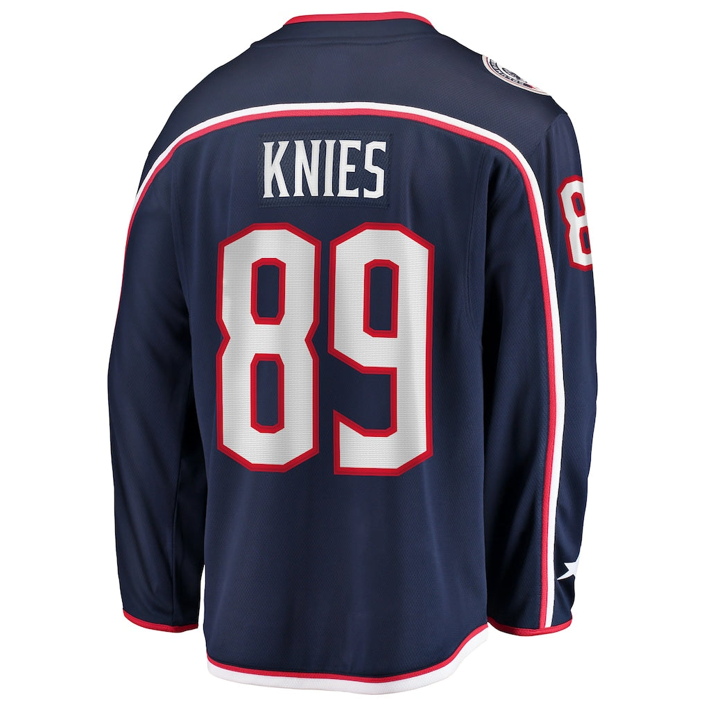 Matthew Knies #89 Columbus Blue Jackets NHL Hockey Jersey