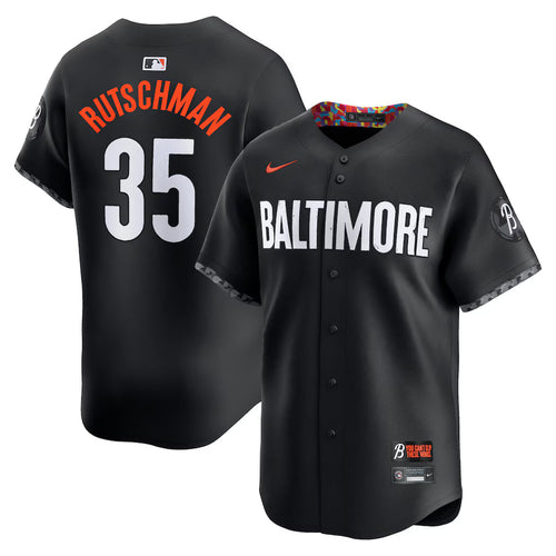 Adley Rutschman Baltimore Orioles City Connect Jersey - Black - Primetime Jerseys