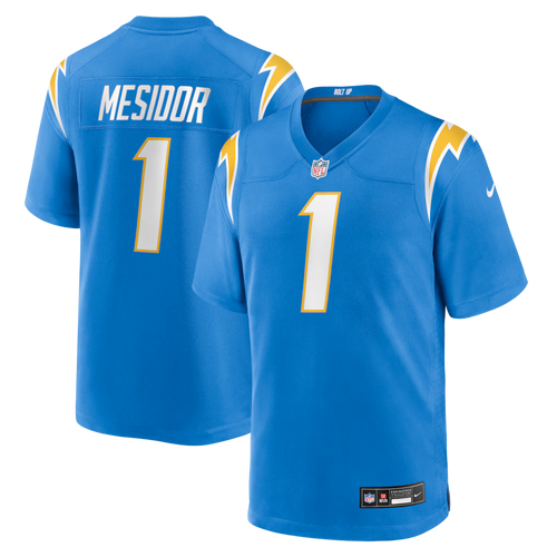 Akheem Mesidor Los Angeles Chargers 2026 NFL Draft First Round Pick No. 22 Jersey - Powder Blue - Primetime Jerseys