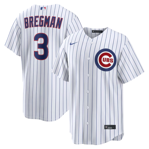 Alex Bregman Chicago Cubs Home Jersey - White - Primetime Jerseys