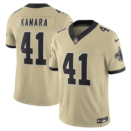 Alvin Kamara New Orleans Saints Gameday Golds Alternate Jersey - Gold - Primetime Jerseys