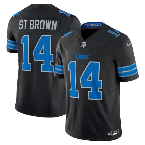 Amon-Ra St. Brown Detroit Lions 2nd Alternate Jersey - Black - Primetime Jerseys