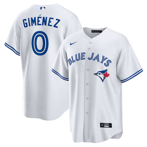 Andres Gimenez Toronto Blue Jays Home Jersey - White - Primetime Jerseys