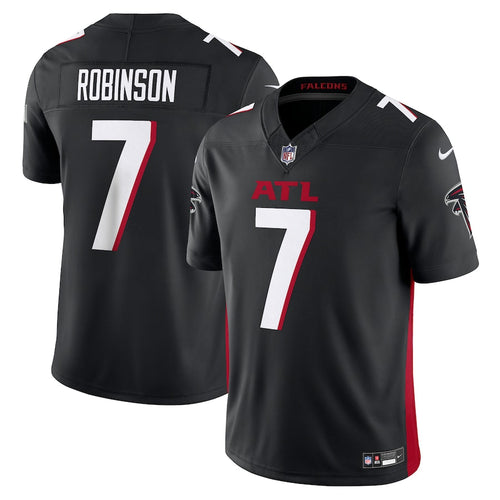 Bijan Robinson Atlanta Falcons Jersey - Black - Primetime Jerseys