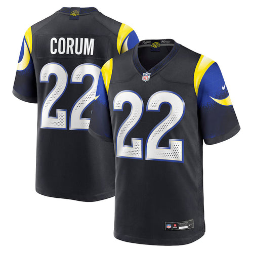 Blake Corum Los Angeles Rams 2025 Rivalries Collection Jersey - Midnight Blue - Primetime Jerseys