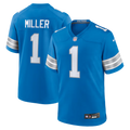 Blake Miller Detroit Lions  2026 NFL Draft First Round Pick No. 17 Jersey - Blue