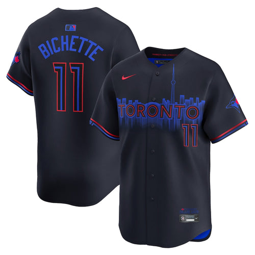 Bo Bichette Toronto Blue Jays City Connect Jersey - Black - Primetime Jerseys