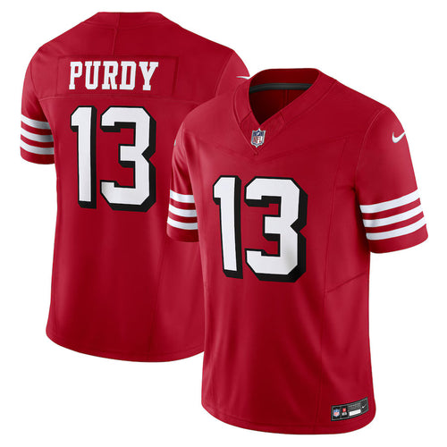 Brock Purdy San Francisco 49ers Alternate Jersey - Scarlet - Primetime Jerseys