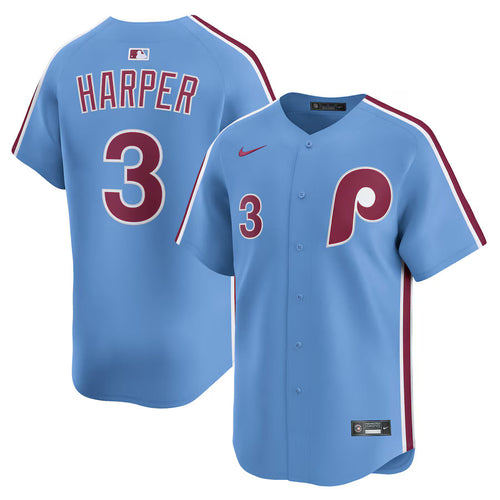 Bryce Harper Philadelphia Phillies Alternate Jersey - Light Blue - Primetime Jerseys