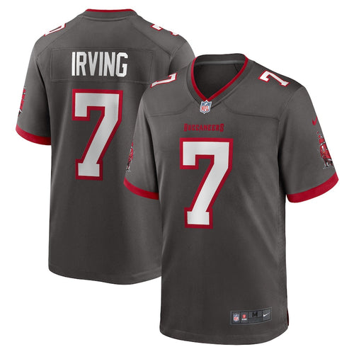 Bucky Irving Tampa Bay Buccaneers Alternate Jersey - Pewter - Primetime Jerseys