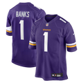 Caleb Banks Minnesota Vikings 2026 NFL Draft First Round Pick No. 18 Jersey - Purple