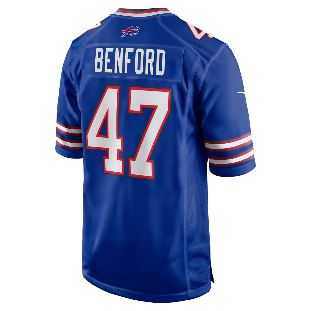 Christian Benford #47 Buffalo Bills NFL Jersey
