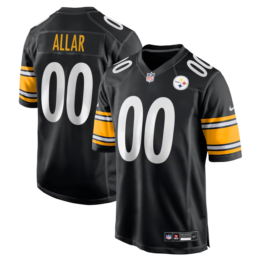 Drew Allar Pittsburgh Steelers Jersey - Black