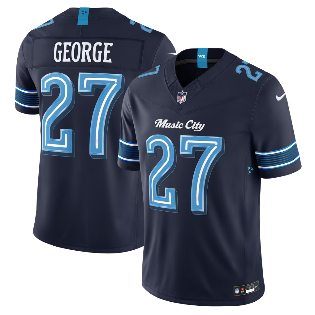 Eddie George #27 Tennessee Titans 2026 Rivalries Stitched NFL Jersey