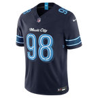 Jeffery Simmons Navy #98 Tennessee Titans 2026 Rivalries Stitched NFL Jersey