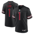 Jeremiyah Love Arizona Cardinals 2026 NFL Draft First Round Pick No. 3 Jersey - Black