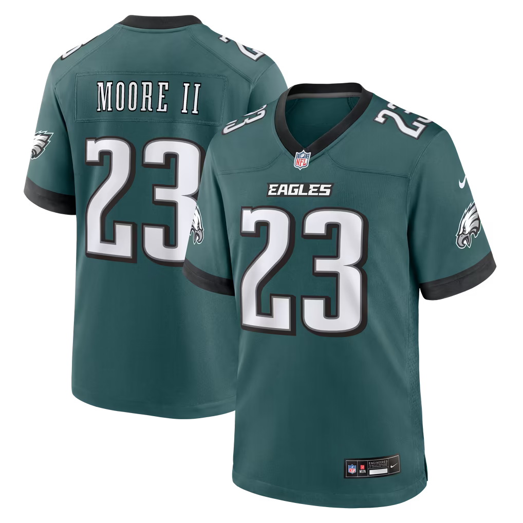 Kenny Moore II #23 Philadelphia Eagles NFL Football Jersey