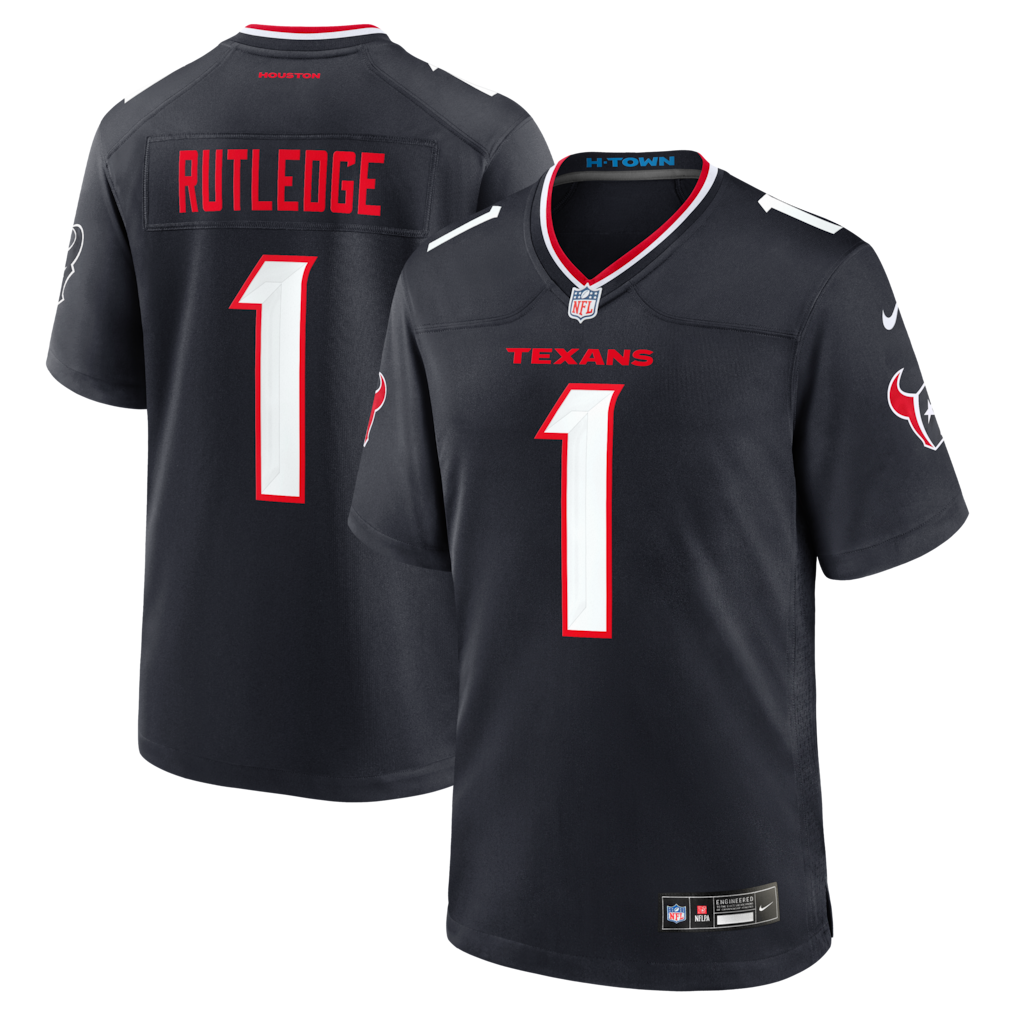 Keylan Rutledge Houston Texans 2026 NFL Draft First Round Pick No. 26 Jersey - Navy