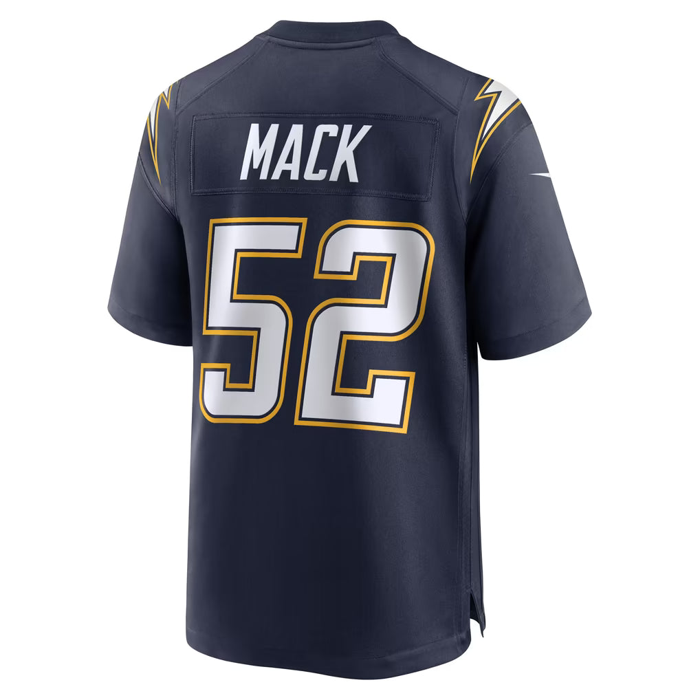 Khalil Mack #52 Los Angeles Chargers NFL Football Jersey