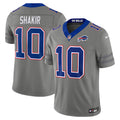Khalil Shakir Buffalo Bills Nickel City Jersey - Gray