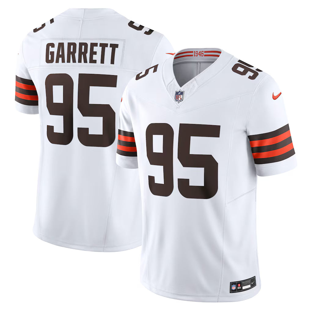 Myles Garrett Cleveland Browns Jersey - White - Primetime Jerseys
