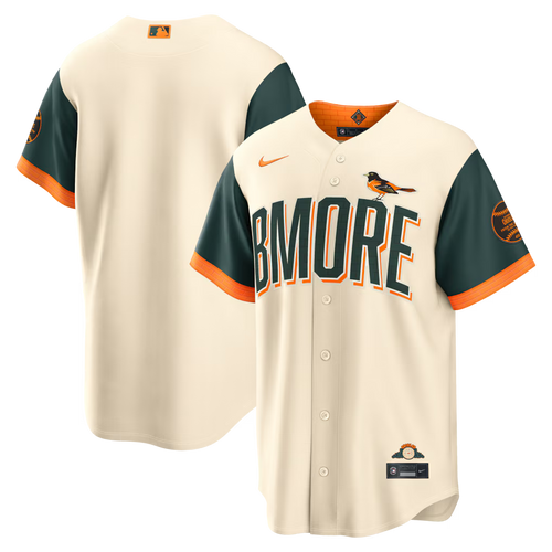 Baltimore Orioles 2026 City Connect Stadium Jersey - Natural - Primetime Jerseys