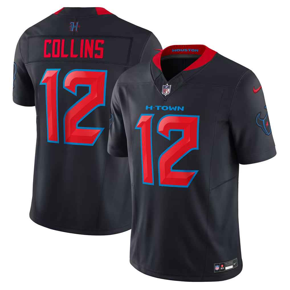 Nico Collins #12 Houston Texans Alternate 2 Vapor F.U.S.E. Limited NFL Jersey