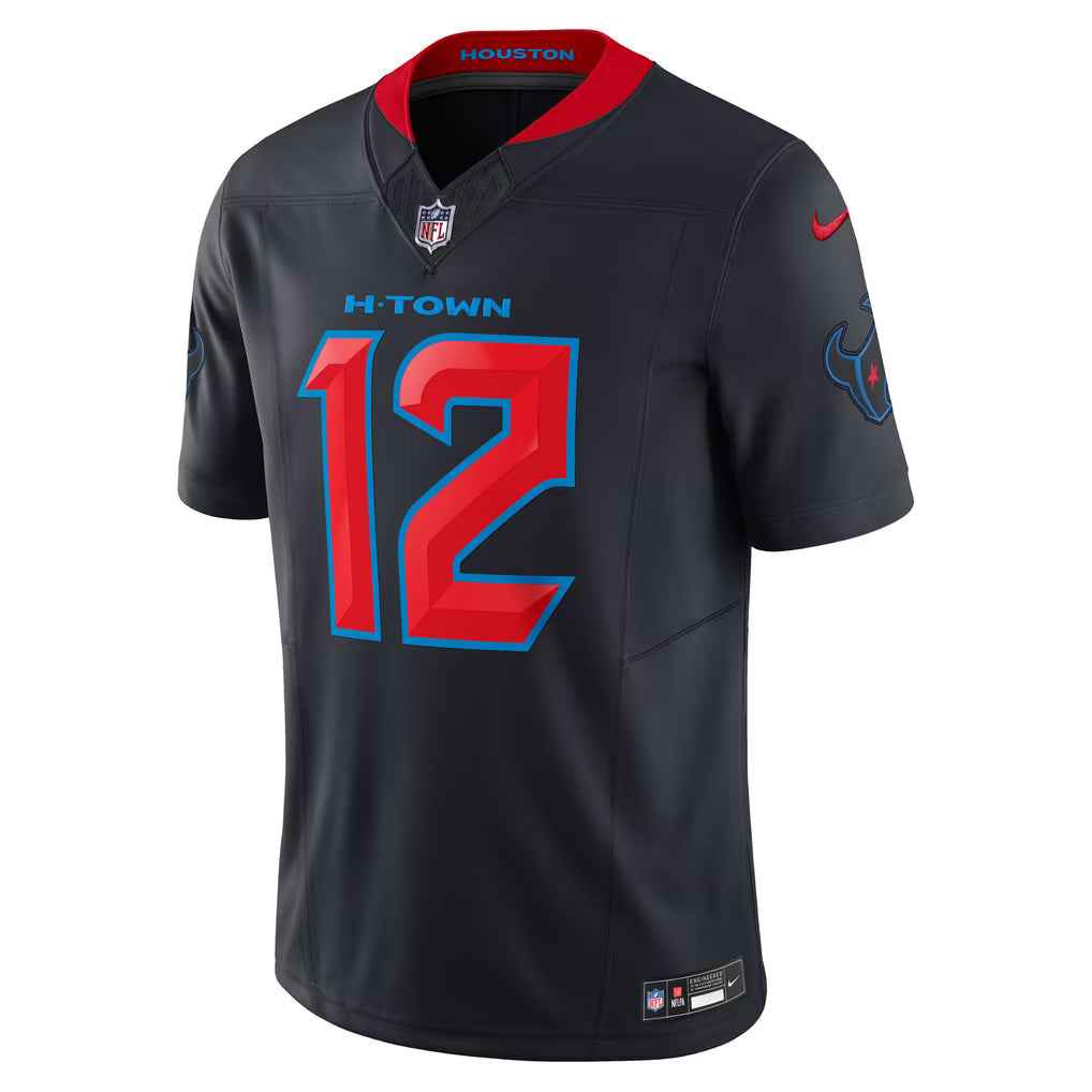 Nico Collins #12 Houston Texans Alternate 2 Vapor F.U.S.E. Limited NFL Jersey