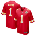 Peter Woods Kansas City Chiefs 2026 NFL Draft First Round Pick No. 29 Jersey - Red