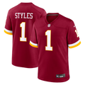 Sonny Styles Washington Commanders 2026 NFL Draft First Round Pick No. 7 Jersey - Burgundy