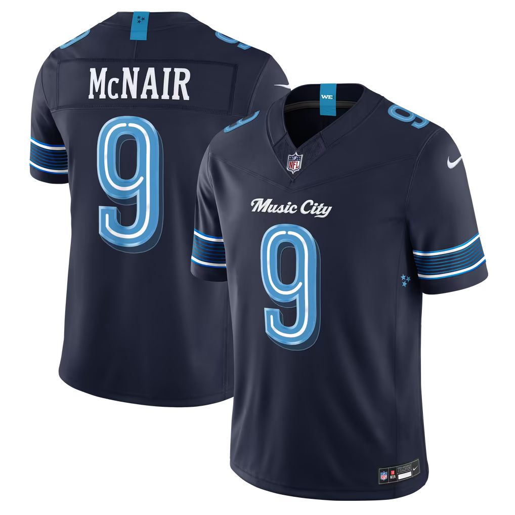 Steve McNair #9 Tennessee Titans 2026 Rivalries Stitched NFL Jersey