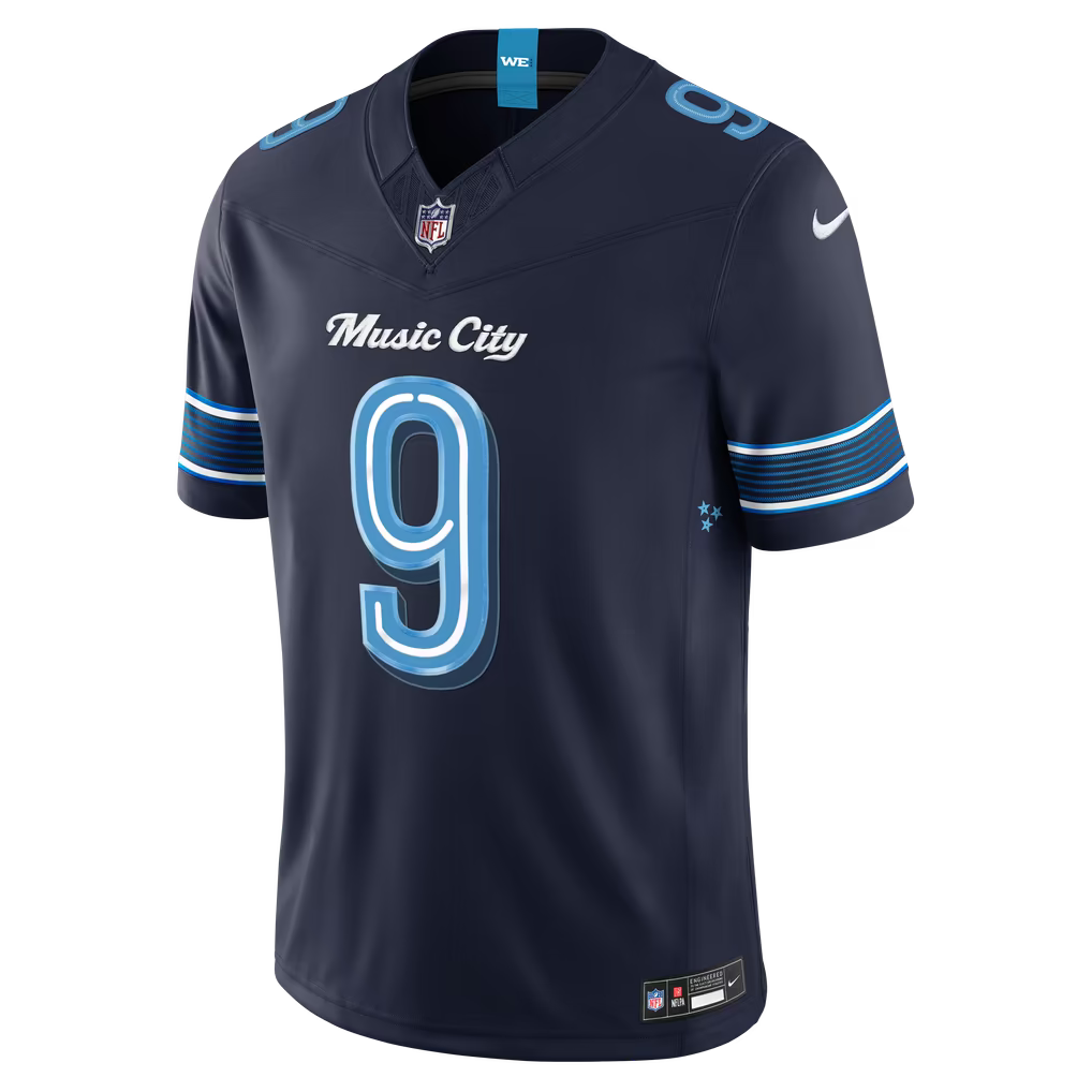 Steve McNair #9 Tennessee Titans 2026 Rivalries Stitched NFL Jersey