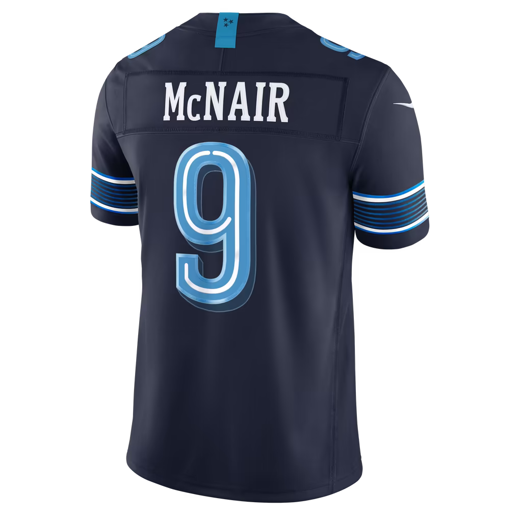 Steve McNair #9 Tennessee Titans 2026 Rivalries Stitched NFL Jersey