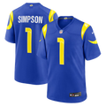 Ty Simpson Los Angeles Rams 2026 NFL Draft First Round Pick No. 13 Jersey - Royal
